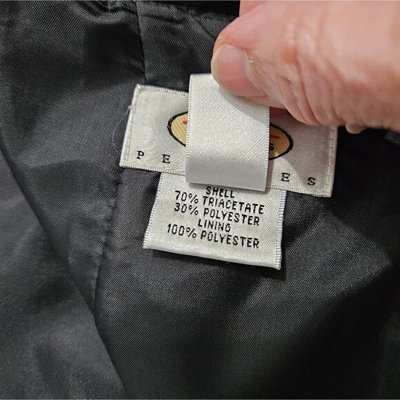 Talbots Petites Pencil Skirt Womens Black 10 Lined Career Front Slit Back Zip - Picture 8 of 12